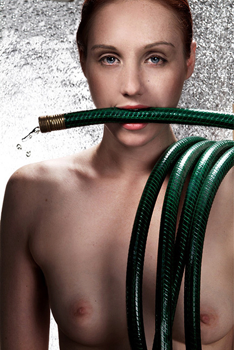 Girl and Hose